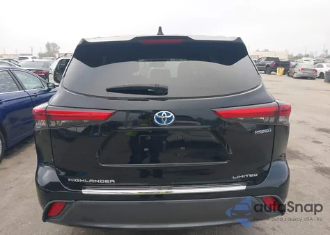 2021 Toyota Highlander Hybrid Limited from USA, damaged, VIN 5TDDBRCH2MS523105